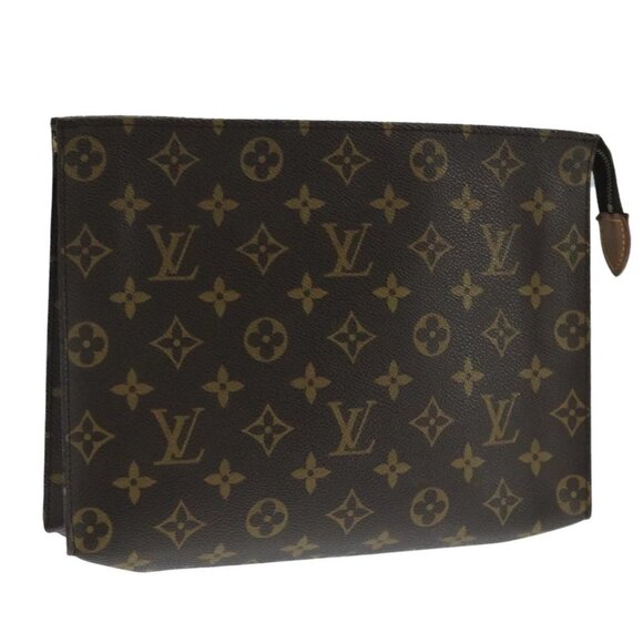 LOUIS VUITTON Monogram Poche Toilette 26 Pouch M47542 LV Auth 104280 - Picture 1 of 16